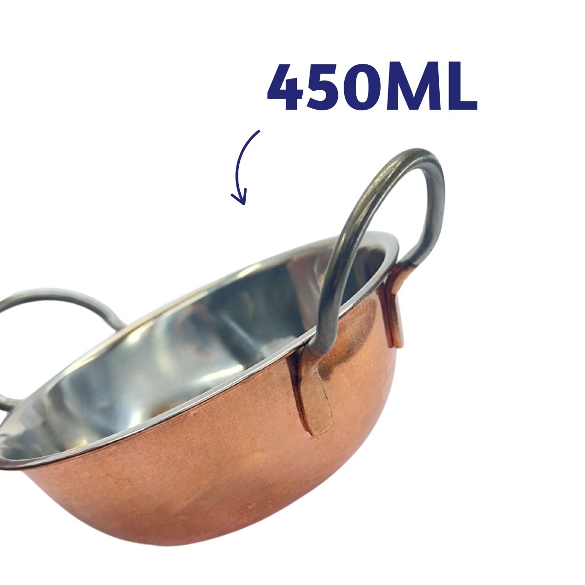 Tachinho mini caçarola inox cor cobre 450ml