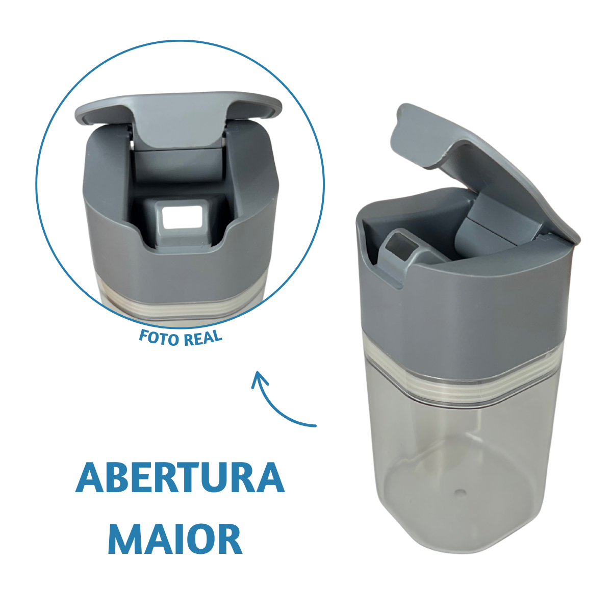 Dispenser temperos condimentos