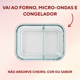 Pote de Vidro Hermético Tampa Vedação 1L - A Gourmet