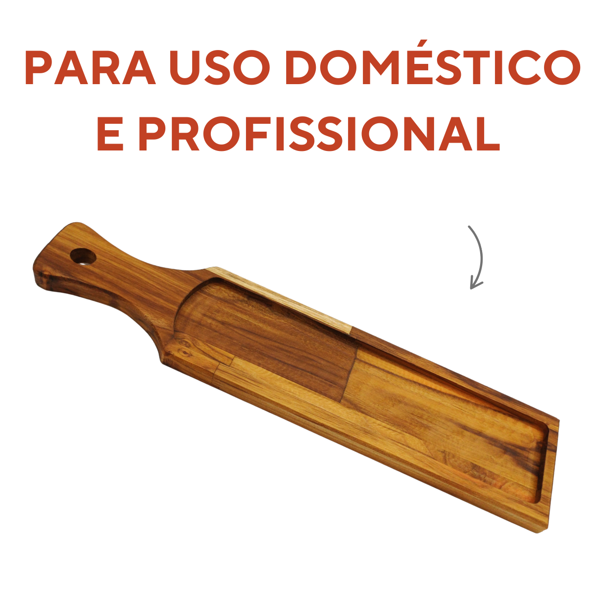 Tabua de Madeira Retangular