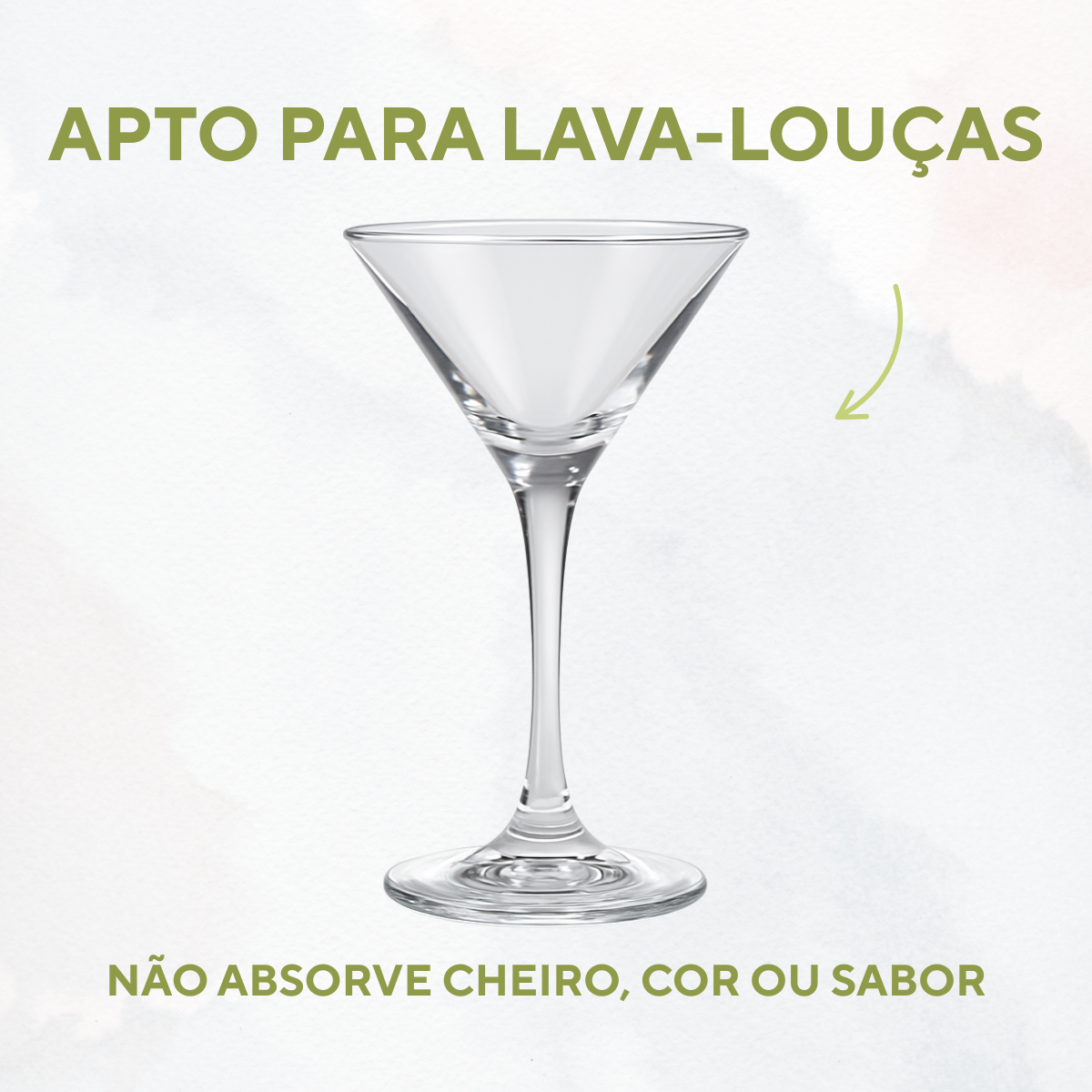 Mini Taça Martini 100ml de Vidro