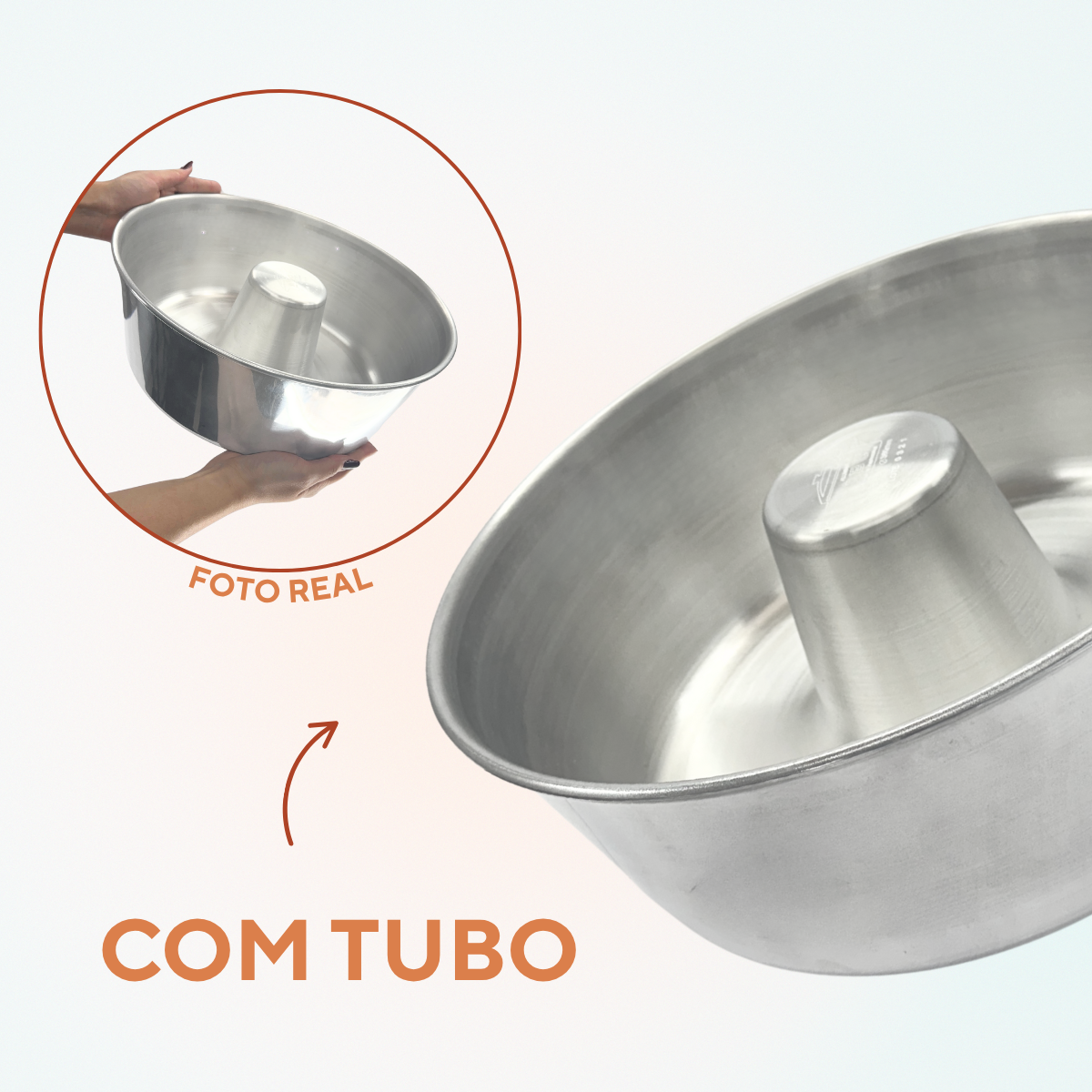 Forma alumínio redonda 9,5L