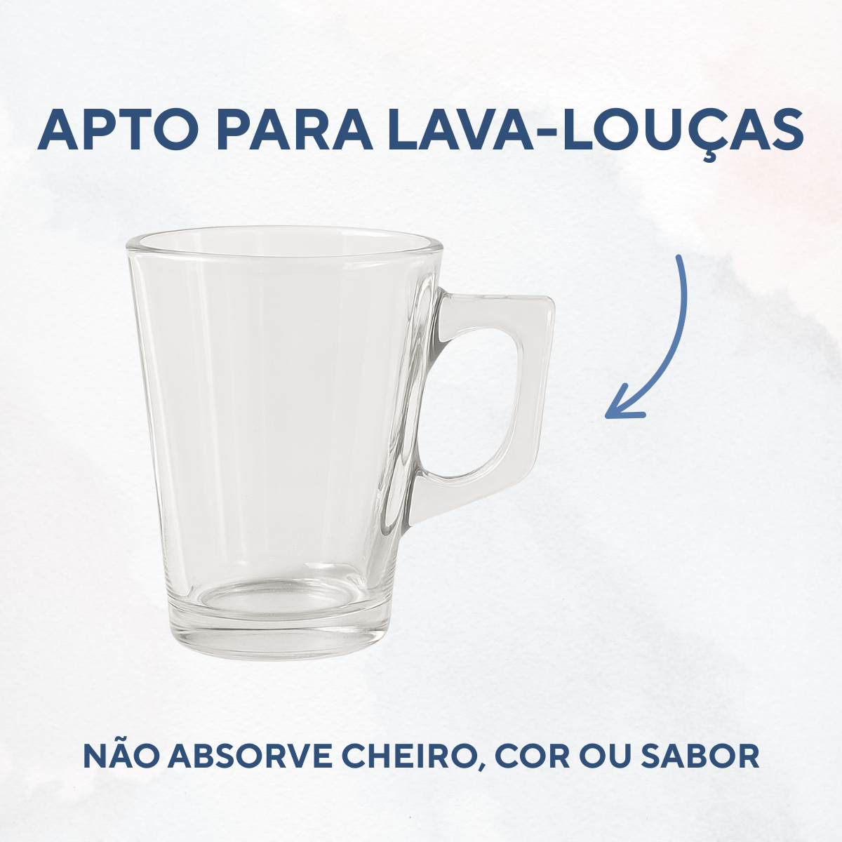 Caneca Cappuccino 140ml Experience Vidro Elegante