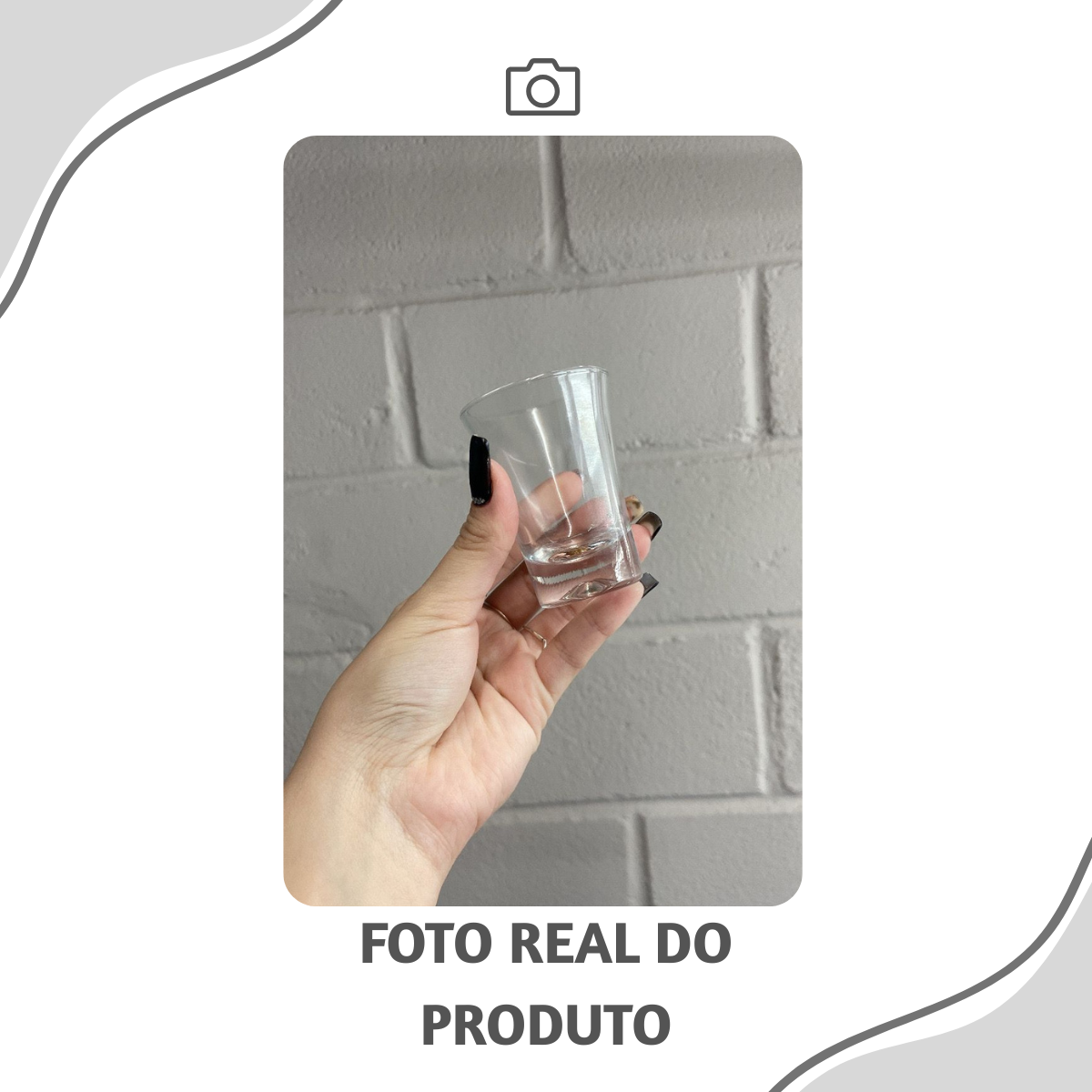 Kit 50 Copo de dose 60ml Personalizado Nadir Copos