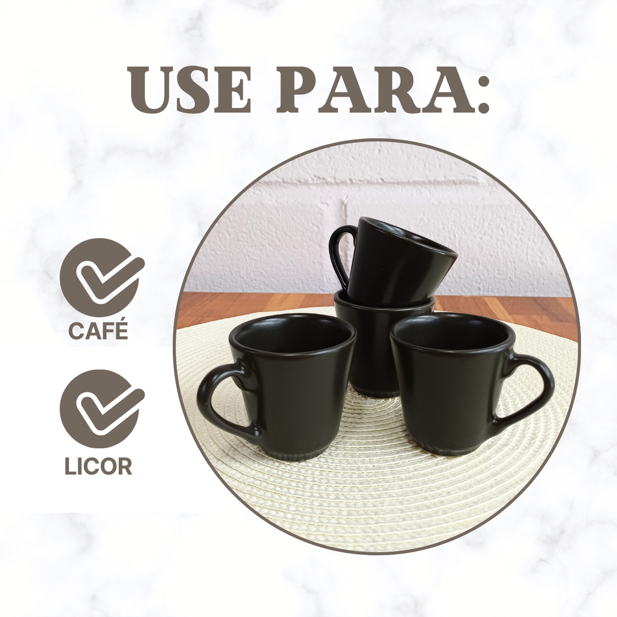 Xicara Café Cerâmica Refratária 70ml