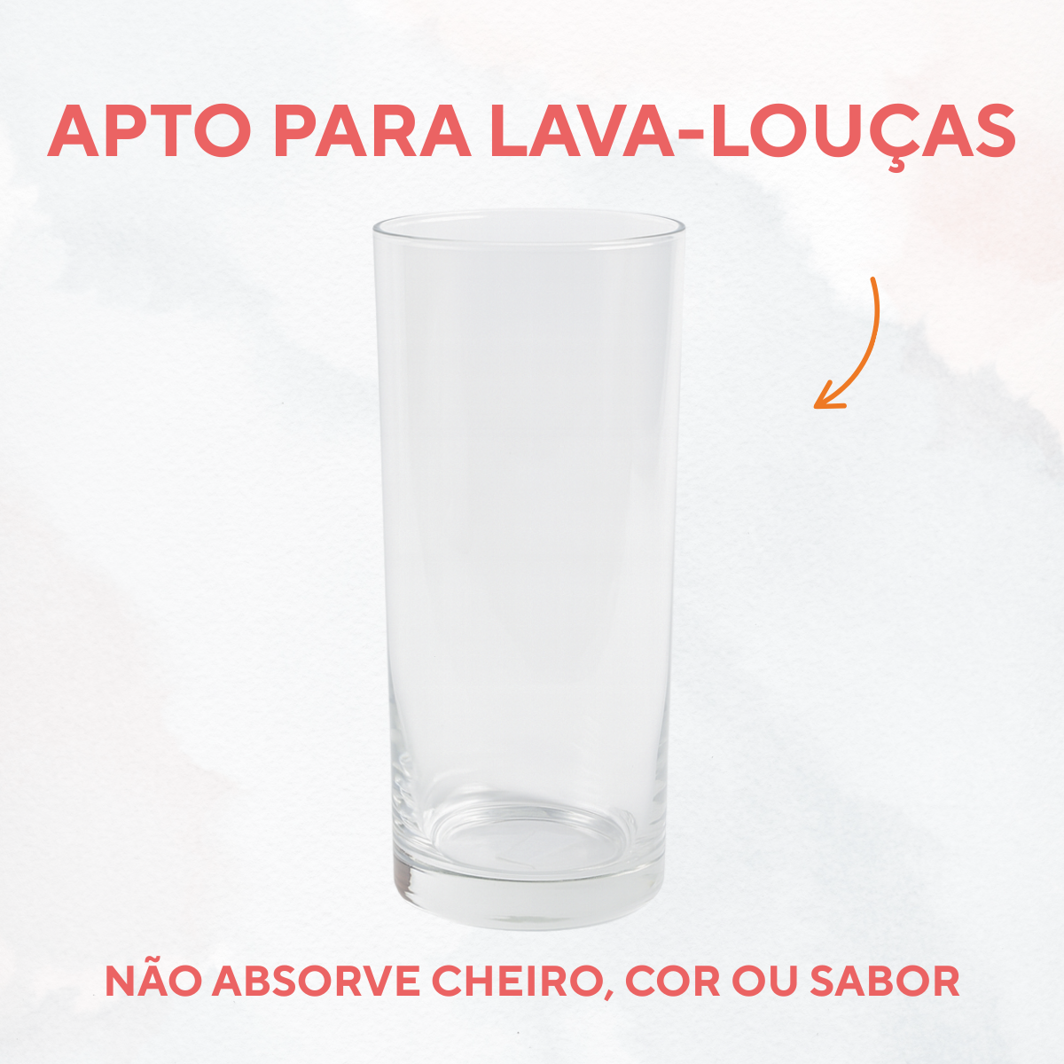 Copo Cylinder LD de Vidro 350ml