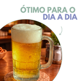Caneca Vidro Jade 350ml
