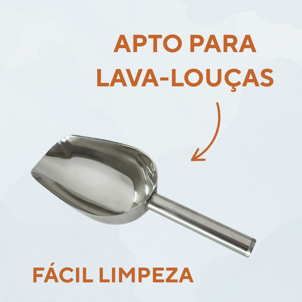 Concha Pegador Aço Inox 26cm - A Gourmet