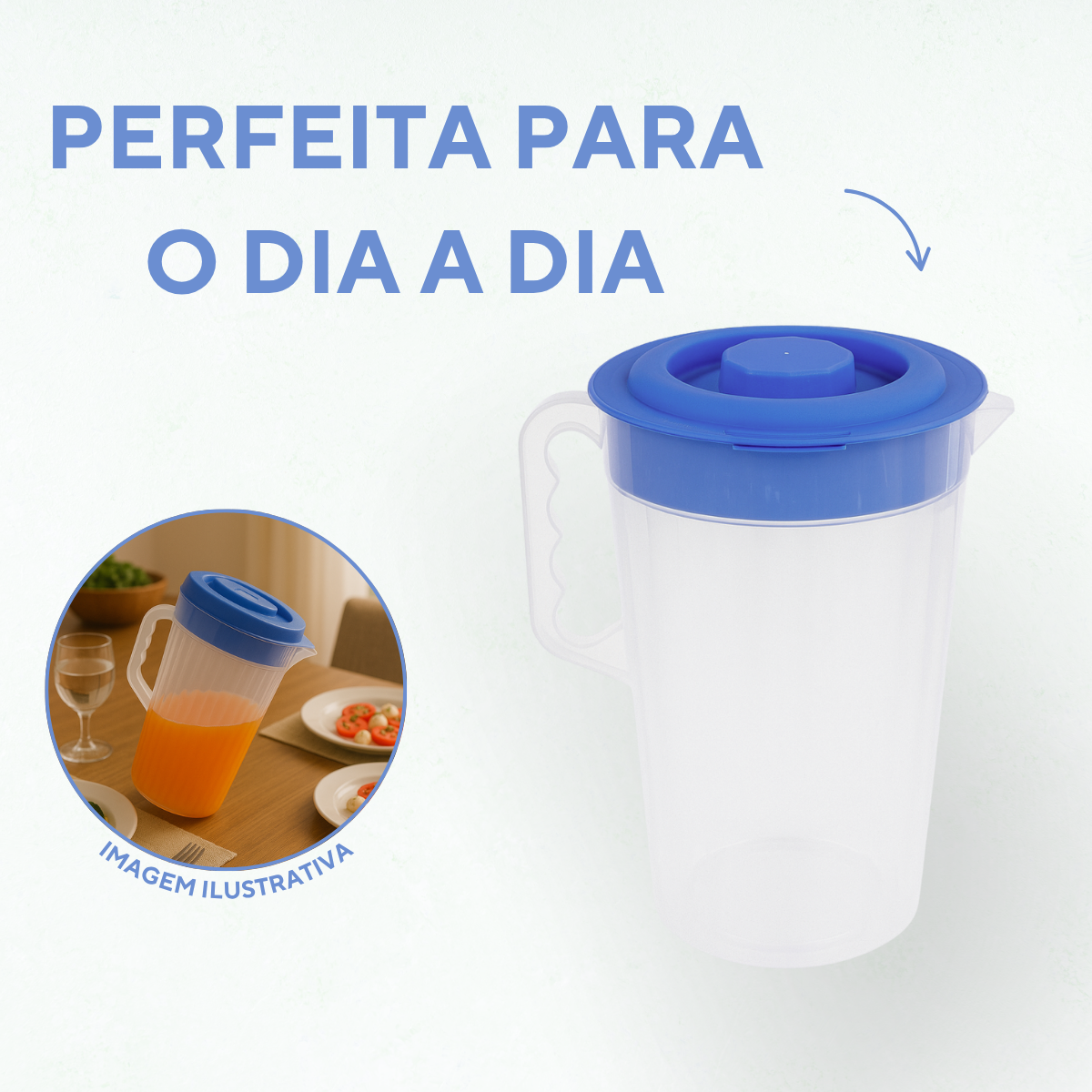 Jarra Canelada 3,8L Plástico - A Gourmet