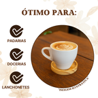 Xicara cappuccino pires redondo