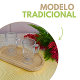 Taça Vidro Crystal Cappuccino 130ml