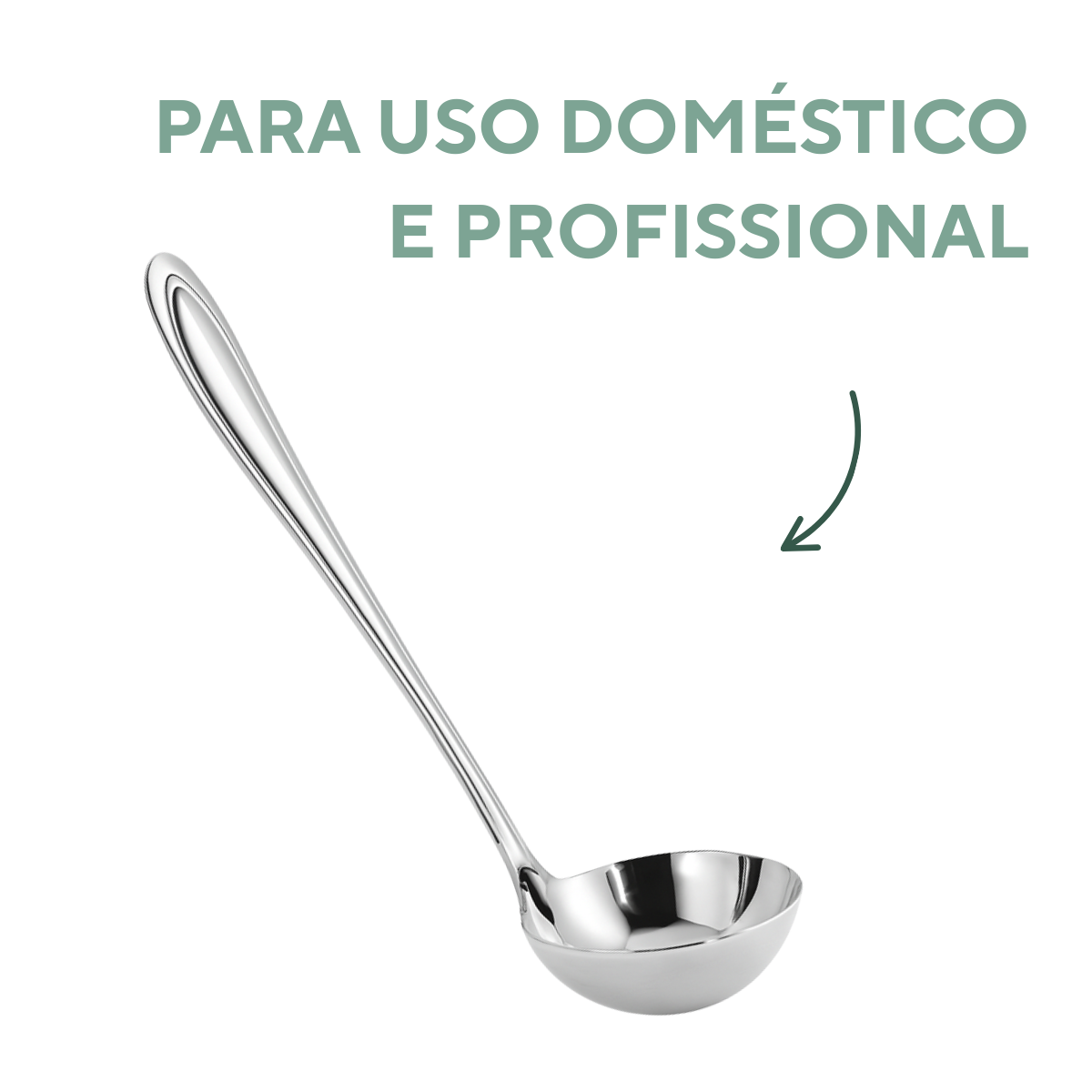 Concha Para Molho Aço Inox