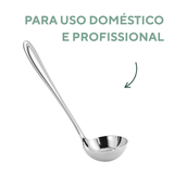 Concha Para Molho Aço Inox
