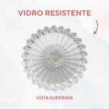Prato cristal pequeno Servir