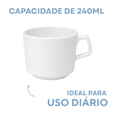 Xicara chá de melamina 240ml