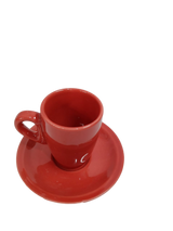Xicara de Café Vermelha C/ Pires Genova BelaVista