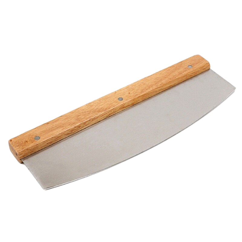 Cortador de Pizza Aço Inox e Cabo Madeira Mimo Style