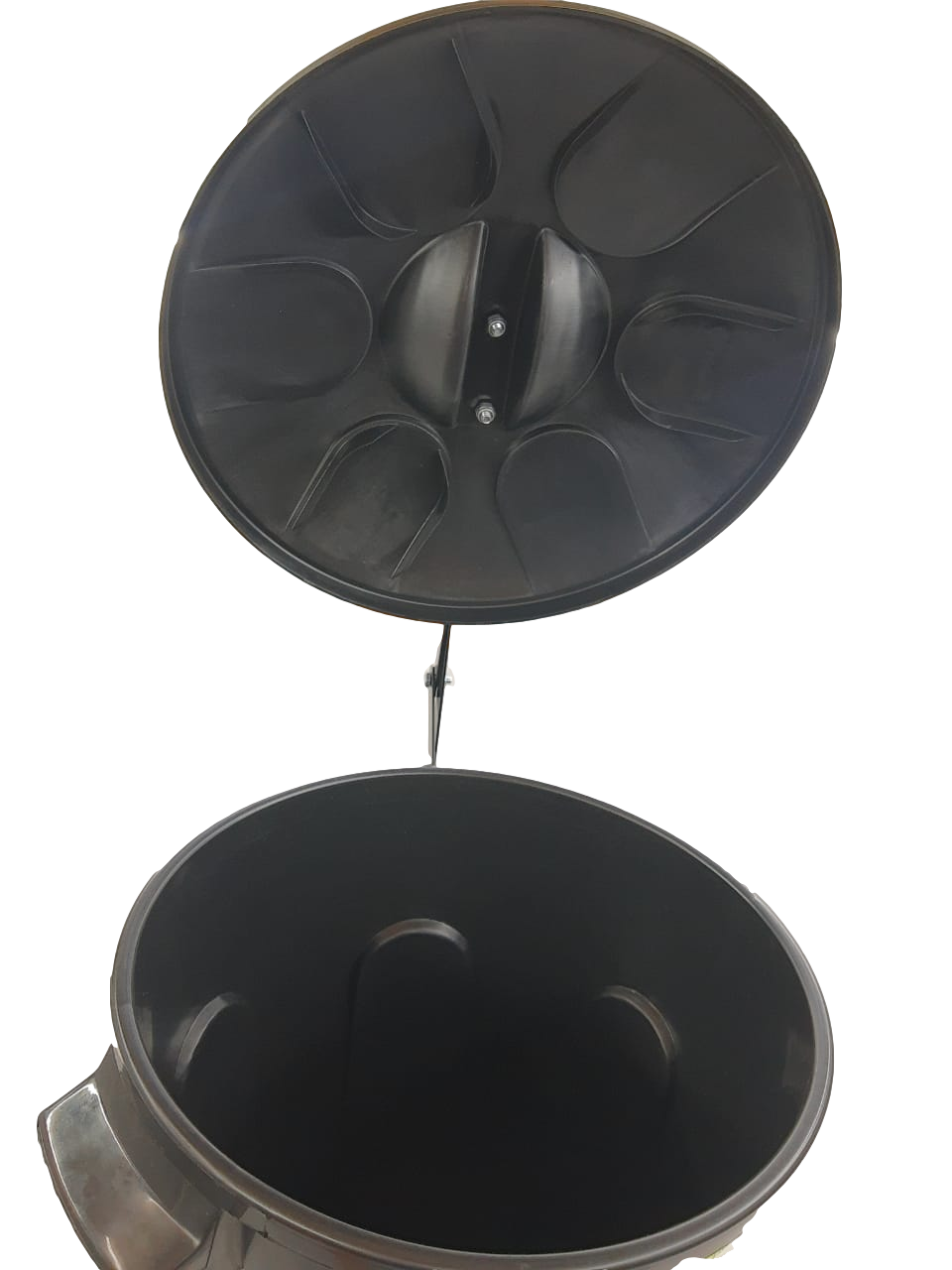 Lixeira Cesto Fechado 30L C/ Armação Ferro Pedal - A Gourmet