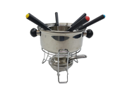 Conjunto Fondue em Aço Inox 10Pçs Imporiente