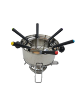 Conjunto Fondue em Aço Inox 10Pçs Imporiente