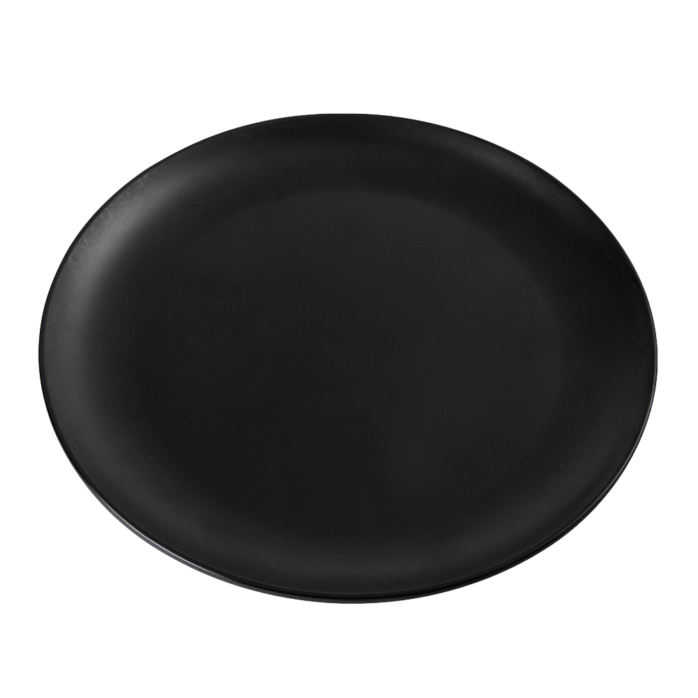 Prato redondo melamina black Gourmet Mix