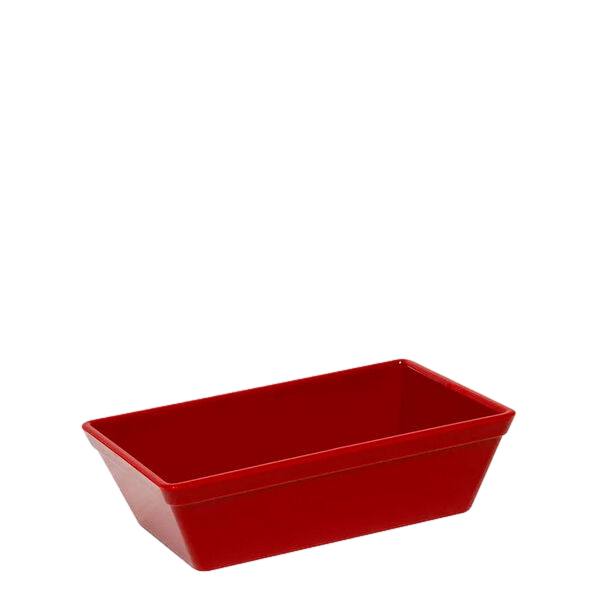 Travessa Stillo P Retangular 2L Polipropileno Vermelha VemPlast