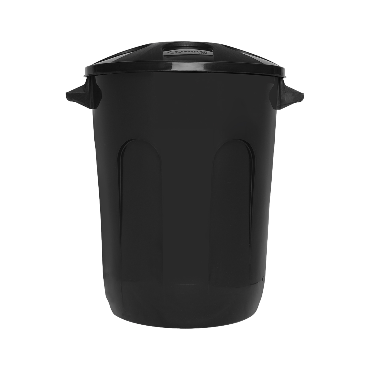 Lixeira Cesto Fechado Com Tampa 93L Preto Jaguar