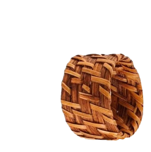 Anel de Guardanapo Rattan Claro GZT