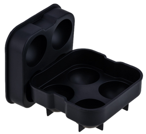 Forma de Gelo de Silicone Formato Esfera Preto Weck