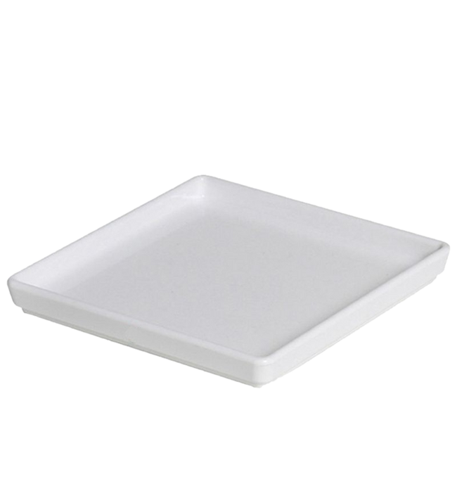 Prato Square Branco em Polipropileno A Gourmet Hover Image