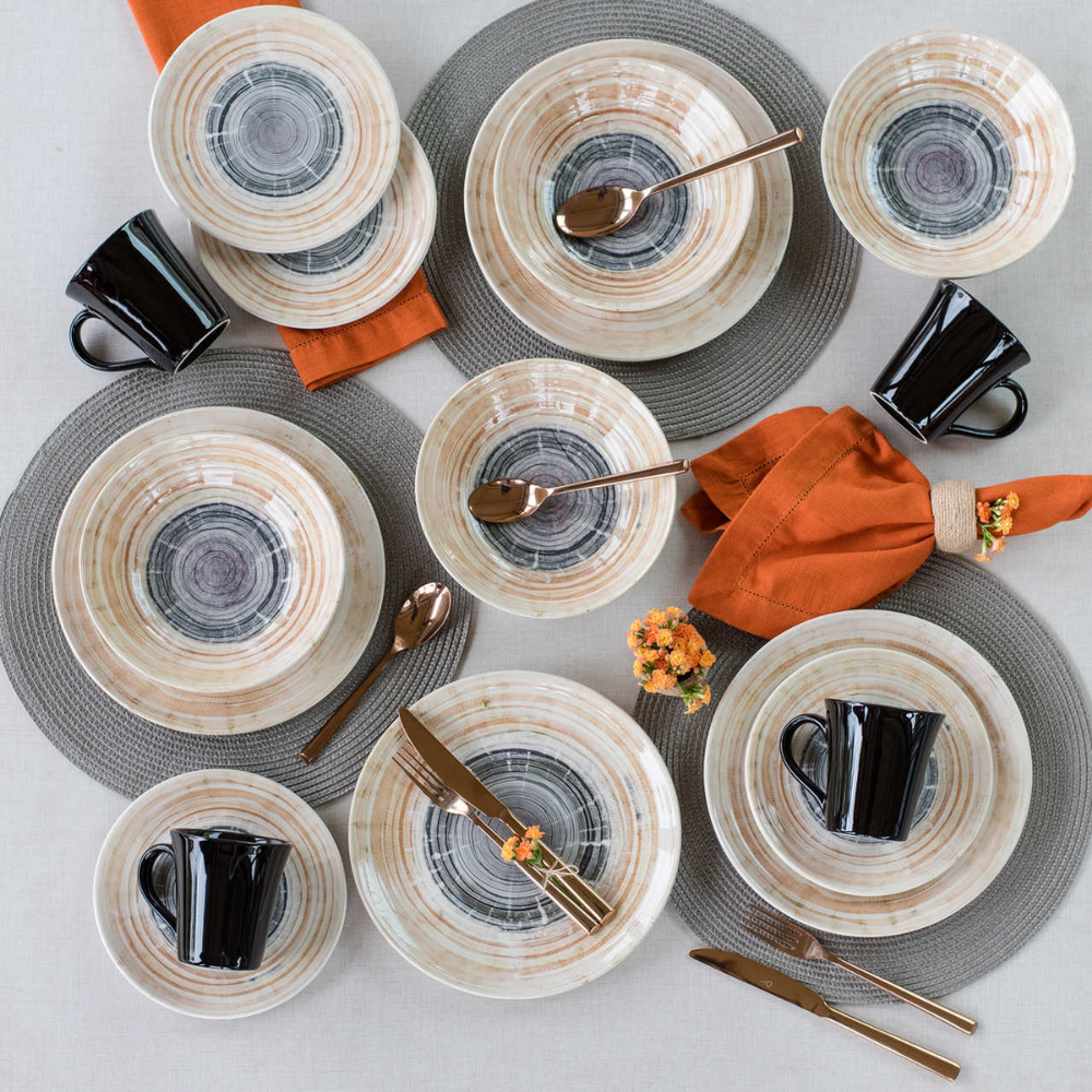 Prato Fundo Puzzling Oxford de Porcelana Oxford