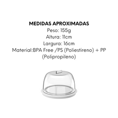 Porta Queijo Minas Polipropileno OU