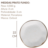 Prato Fundo Ryo Maresia Porcelana Oxford Oxford