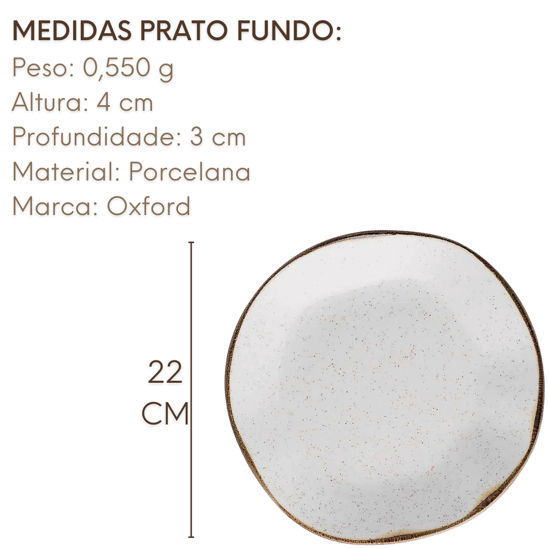 Prato Fundo Ryo Maresia Porcelana Oxford Oxford