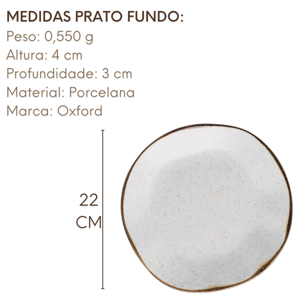 Prato Fundo Ryo Maresia Porcelana Oxford Oxford