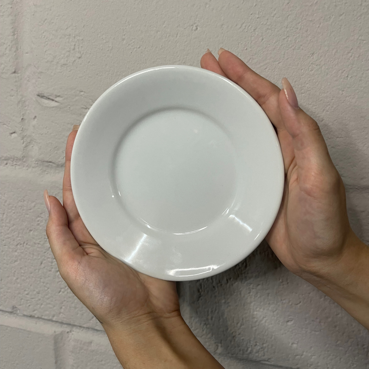 Prato Porcelana Pão 16,5cm 2°Linha