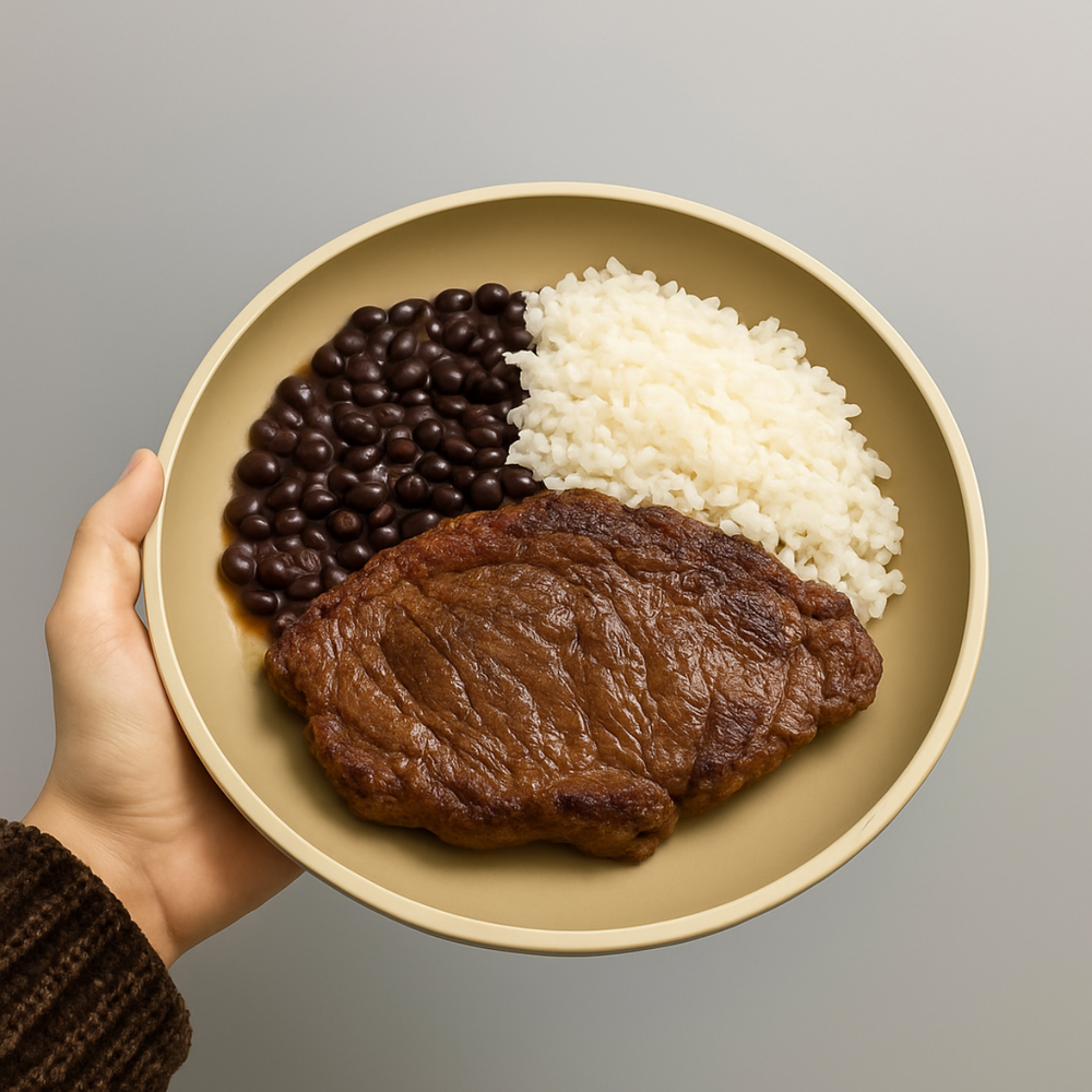 Prato raso melamina bege Rojemac Pratos Rasos