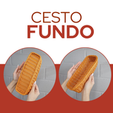 Cesto Retangular Polyratan 29x12cm