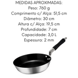 Frigideira Antiaderente Hotel N30 Cabo Baquelite ABC