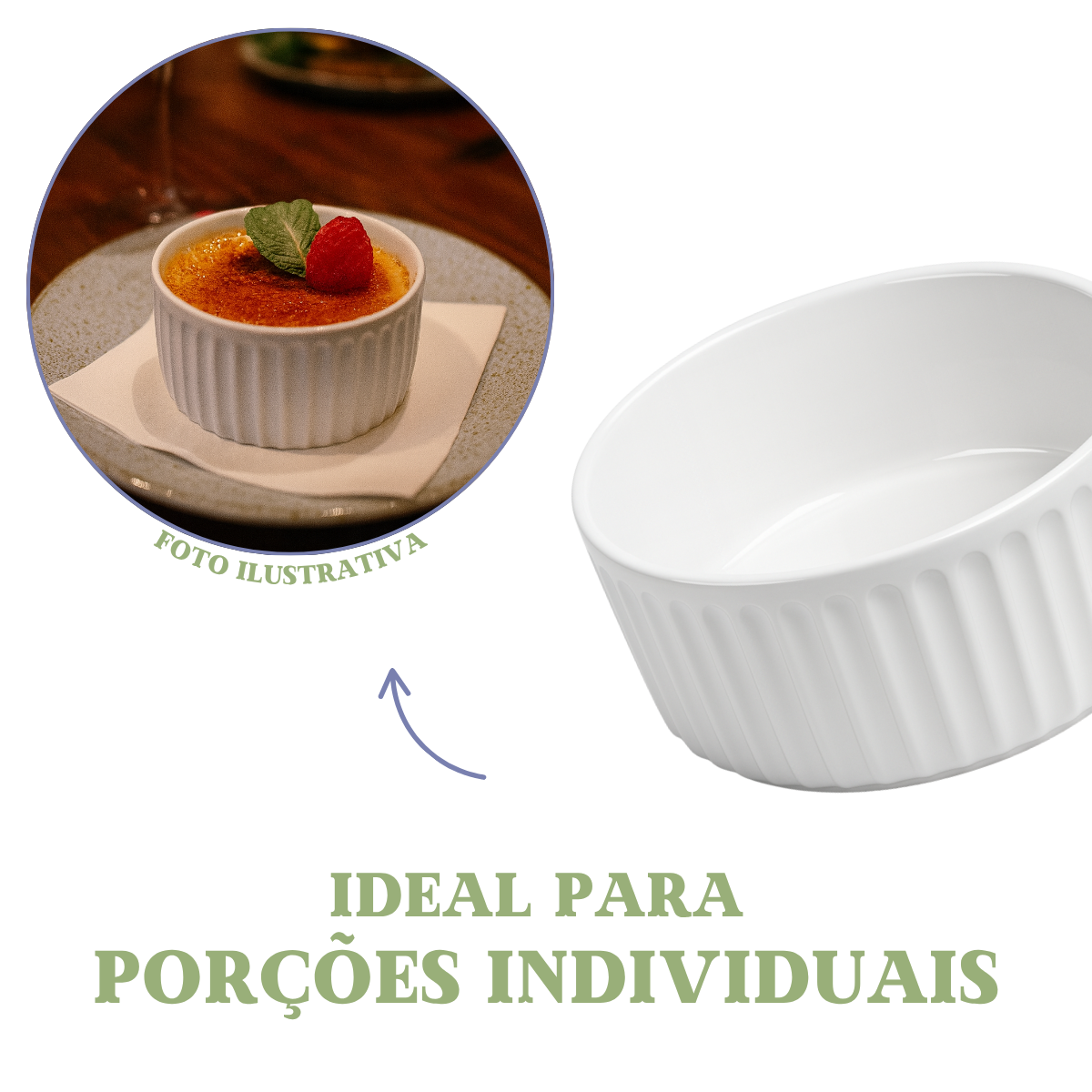 Ramekim Porcelana 320ml