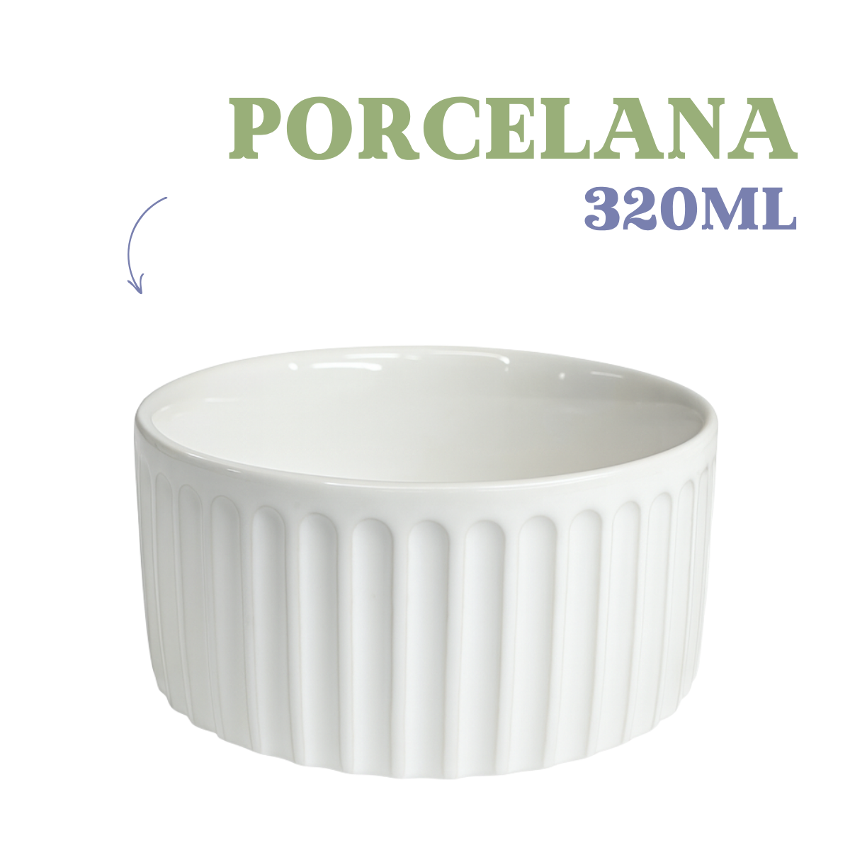 Ramekim Porcelana 320ml