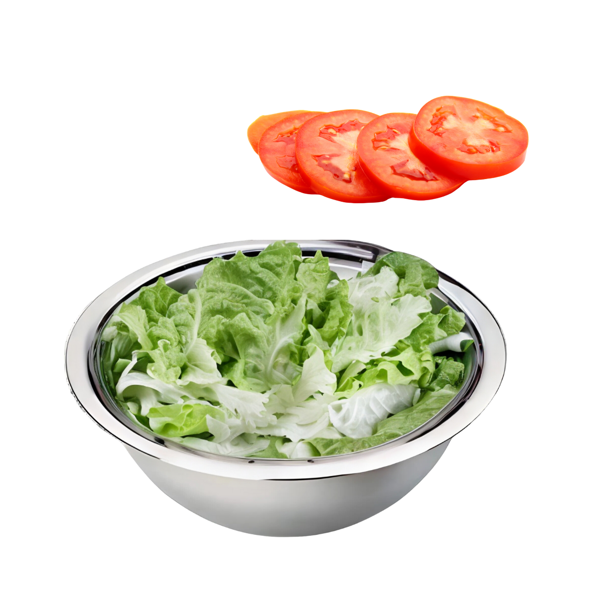 Tigela Bowl de Aço Inox 3L - A Gourmet
