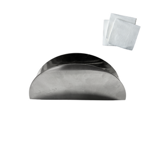 Porta Guardanapo em Aço Inox - A Gourmet