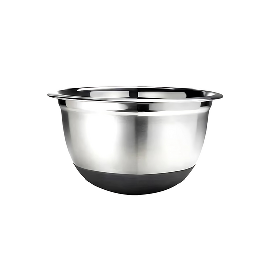 Tigela Bowl em Aço inox Com Base de Silicone 2L