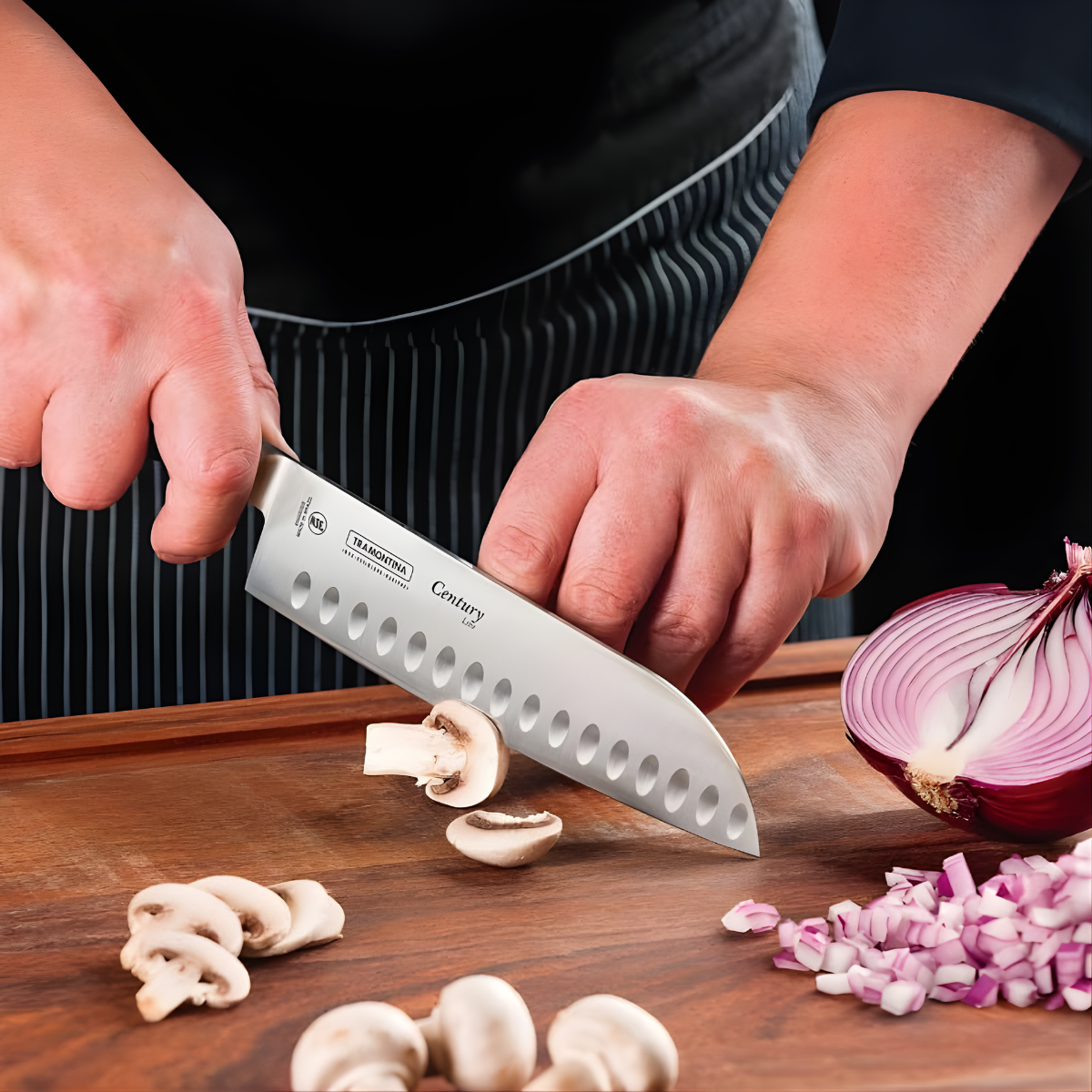 Faca Tramontina Santoku Century 7°