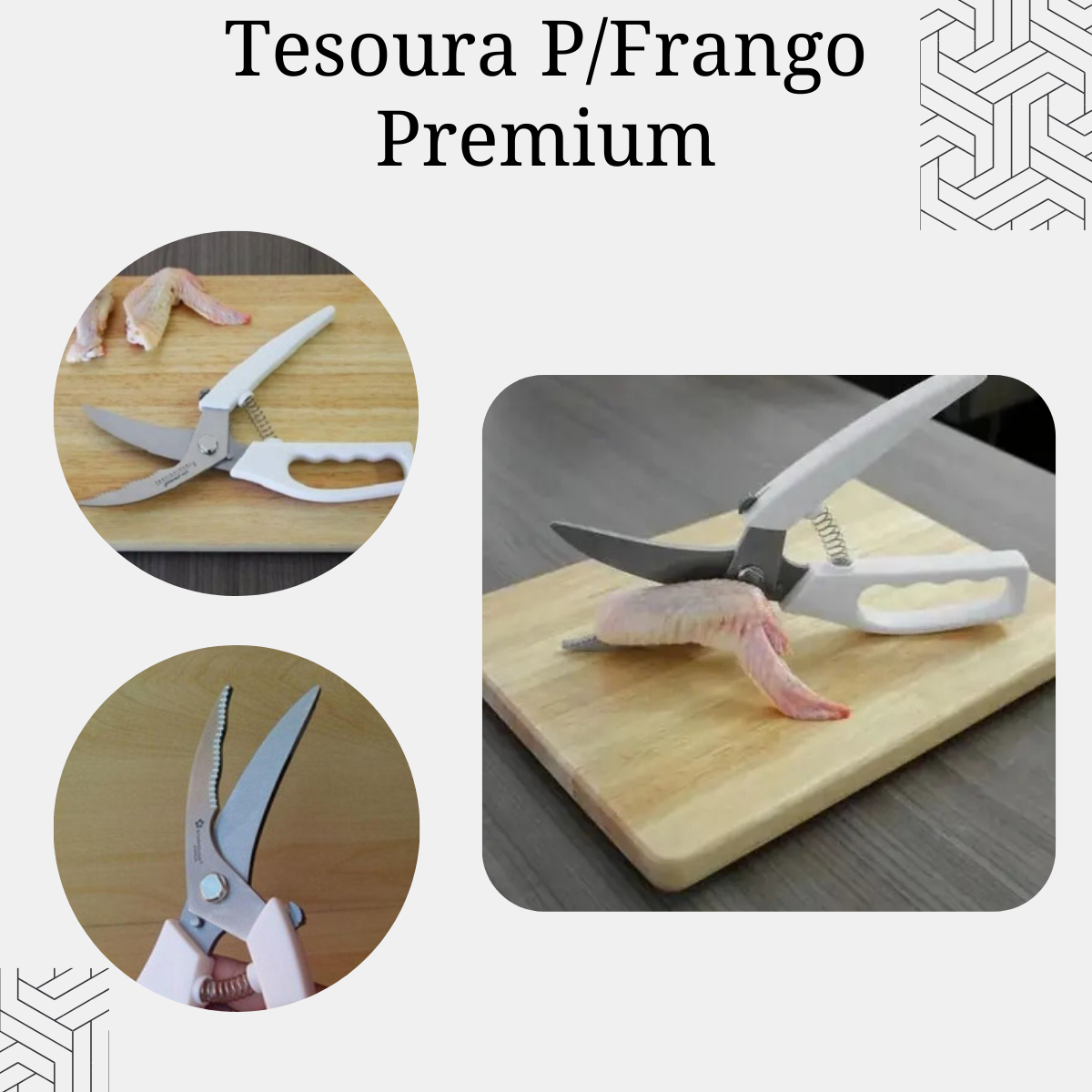 Tesoura Frango Premium Aço Inox - A Gourmet