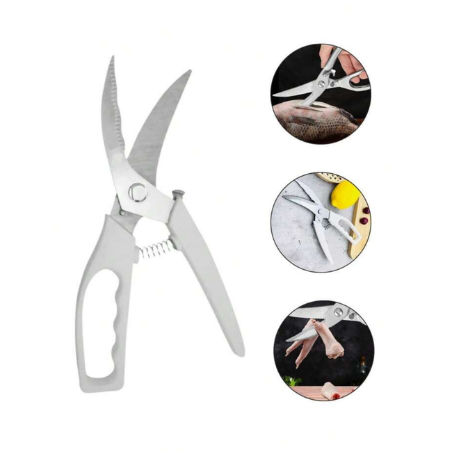 Tesoura Frango Premium Aço Inox - A Gourmet Hover Image