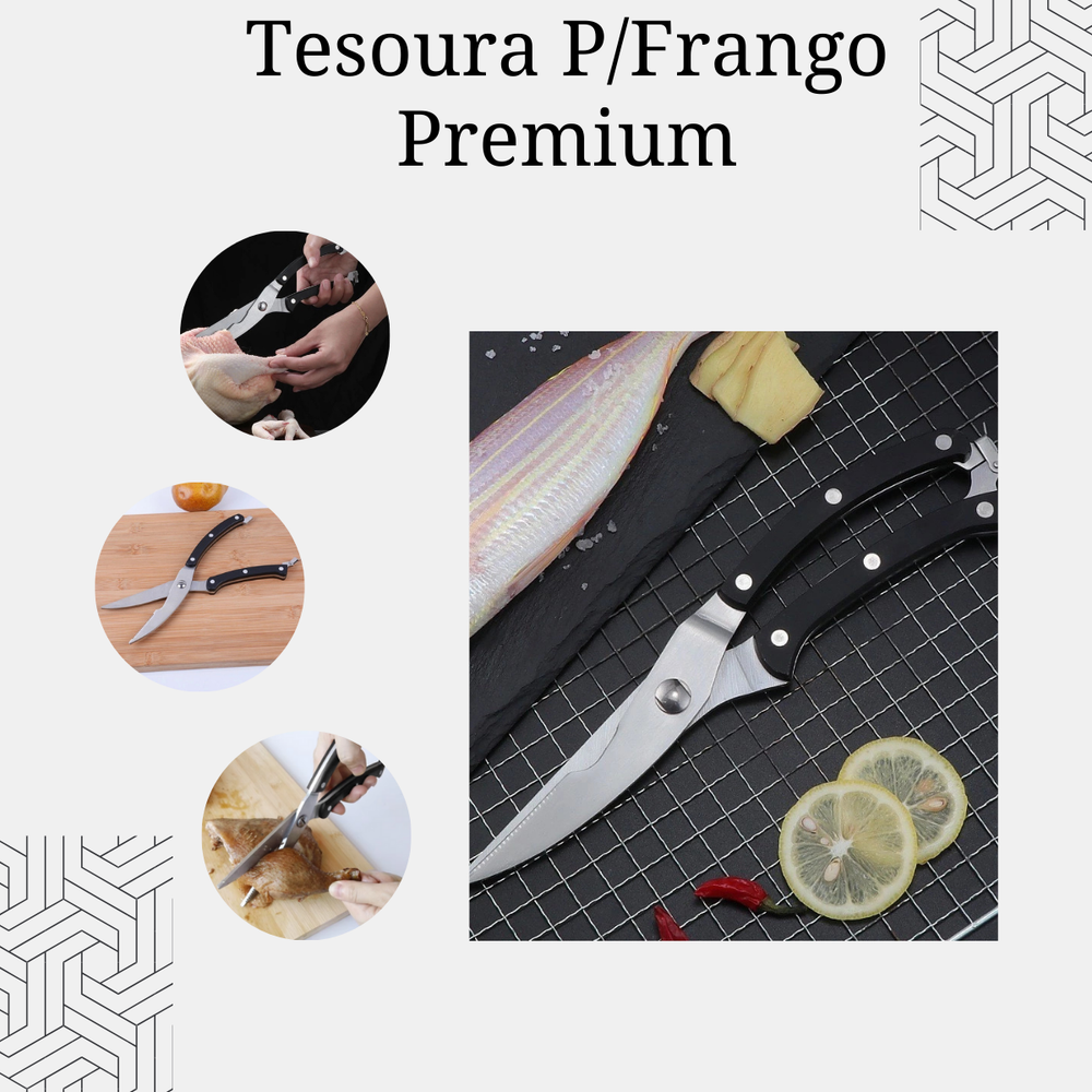 Tesoura Para Frango Premium Aço inox - A Gourmet