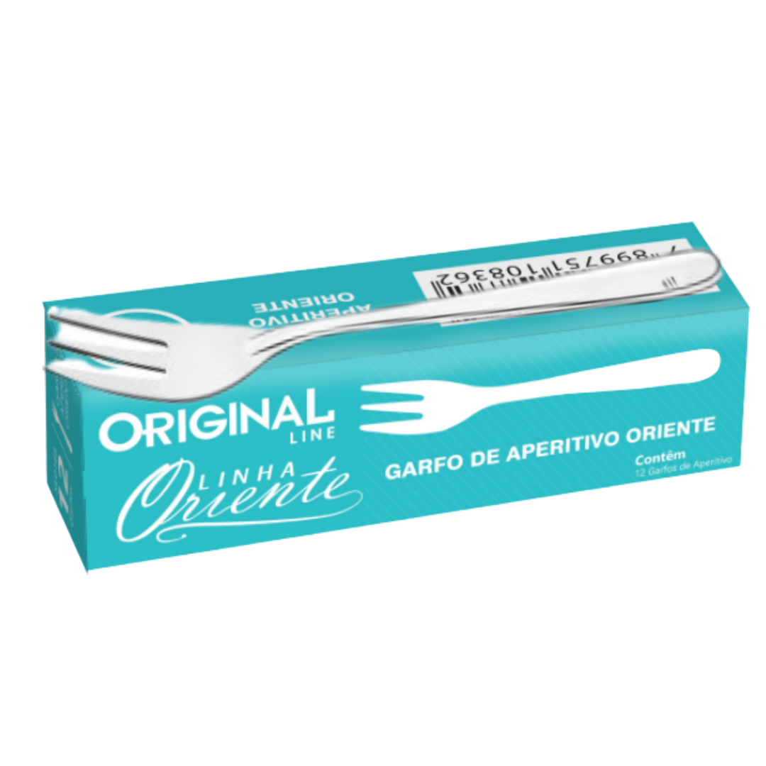 Garfo Aperitivo Basic em Aço Inox Oriente