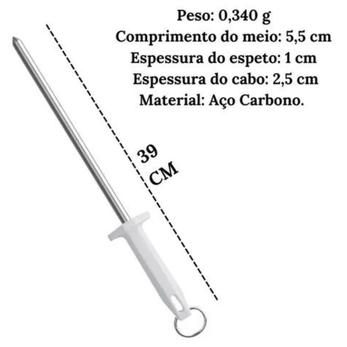Chaira Premium 10° Afiador Original